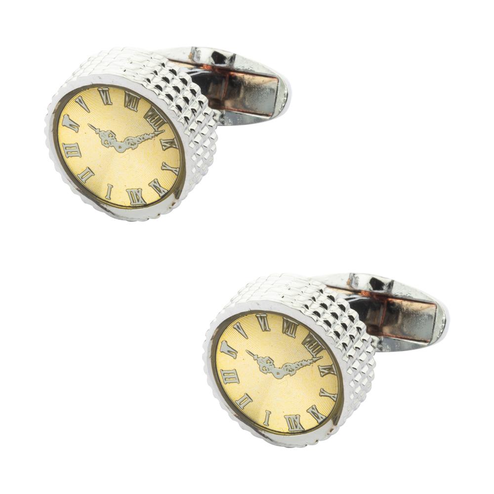 Ritmo di vita Customized Mechanical Watch Cufflinks - Moon Silver - Shop  Crudo Leather Craft Cuff Links - Pinkoi