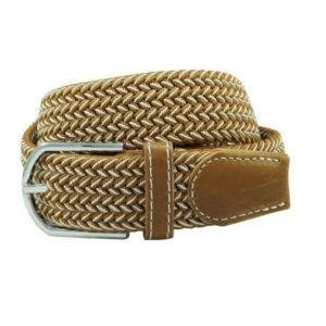 Brown Elasticated Belt