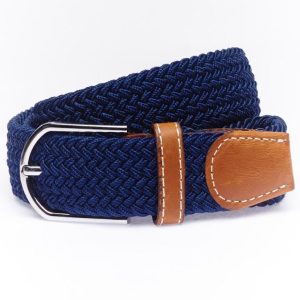 Navy Elasticated Belt