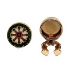 Multi Enamel Button Covers