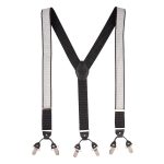 Polka Black and White Suspender